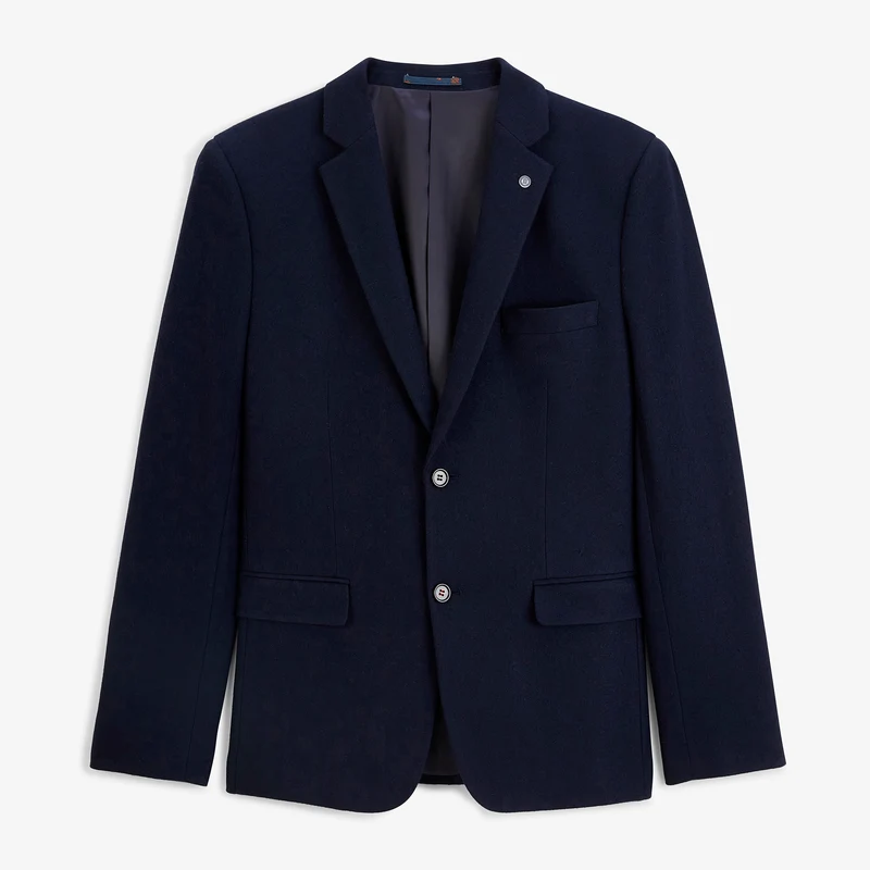 Blazer 100% laine bleu marine foncé Henri