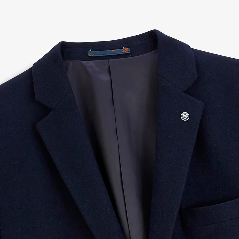 Blazer 100% laine bleu marine foncé Henri