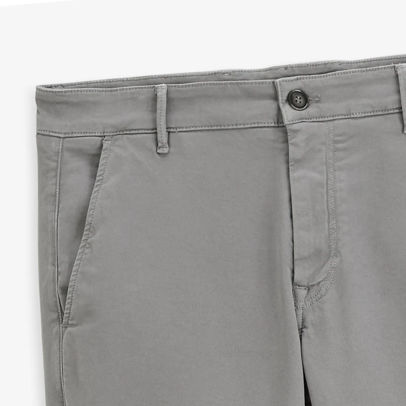 Pantalon coupe confort coton stretch gris 702