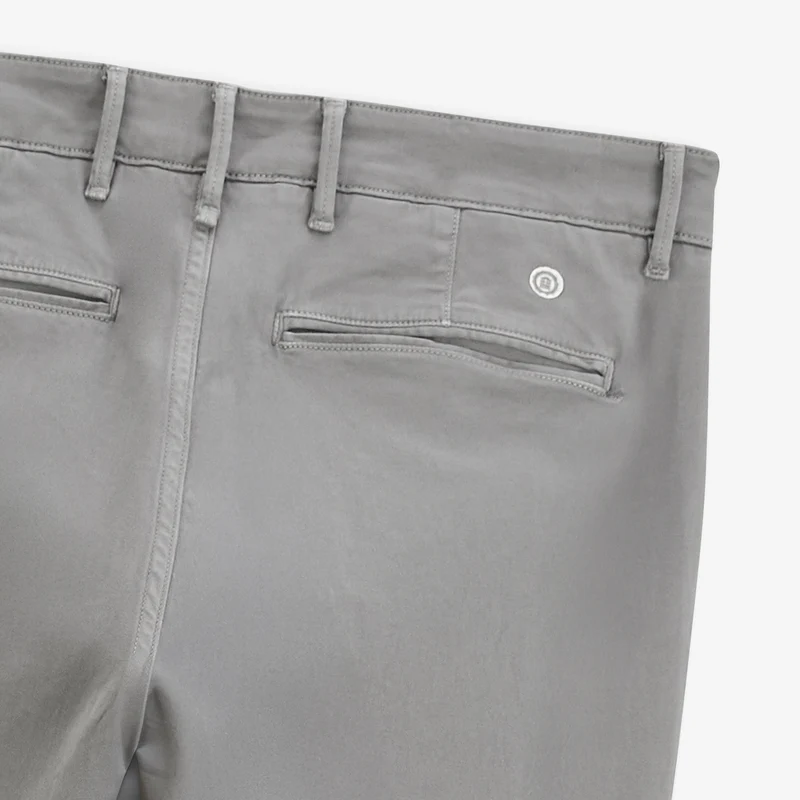 Pantalon coupe confort coton stretch gris 702
