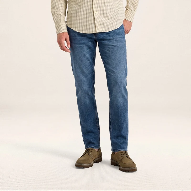 Jean slim denim stretch bleu moyen délavé 325 Powertwist