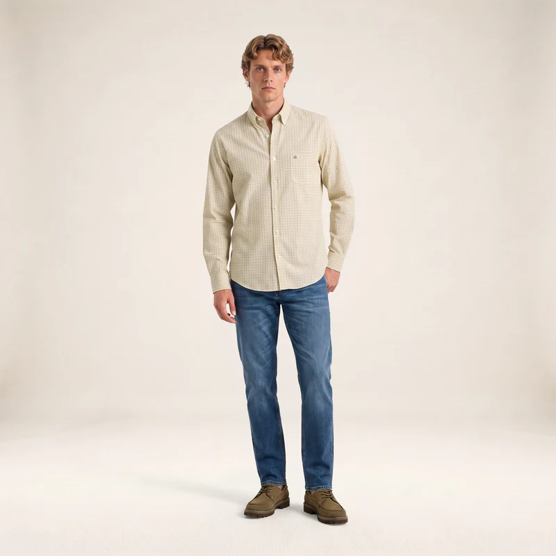 Jean slim denim stretch bleu moyen délavé 325 Powertwist