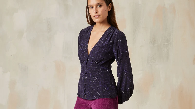 Blouse Néréide Mots Exquis