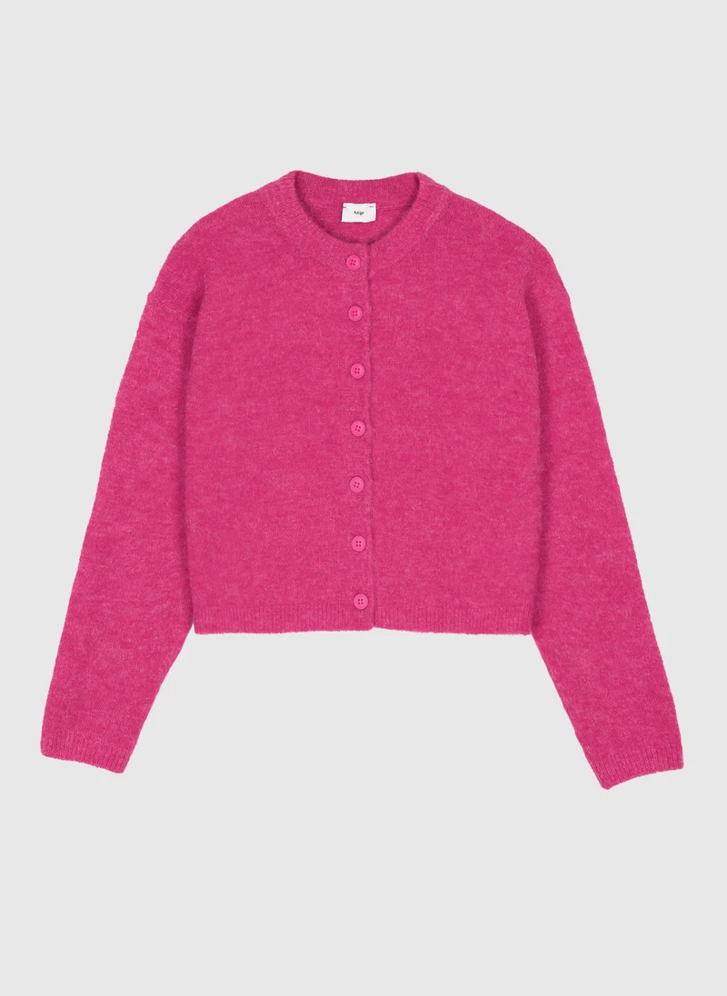 GILET LETIANA framboise