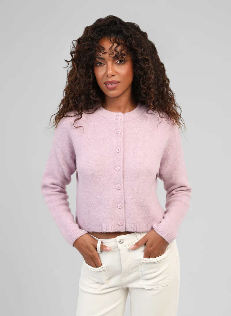 GILET LETIANA lilas