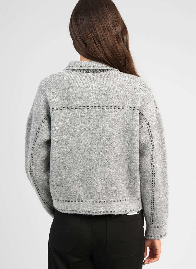 GILET LECODY gris