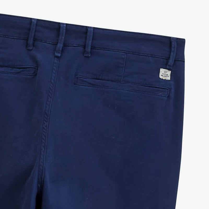 Chino coupe droite coton stretch bleu 751 SBPLAY