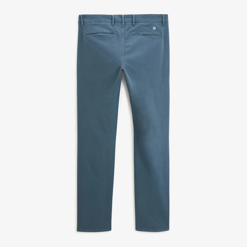 Pantalon coupe confort coton stretch bleu 702