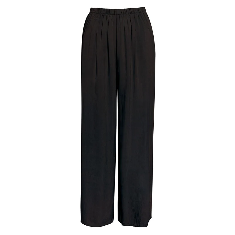 Pantalon long et large uni - Noir