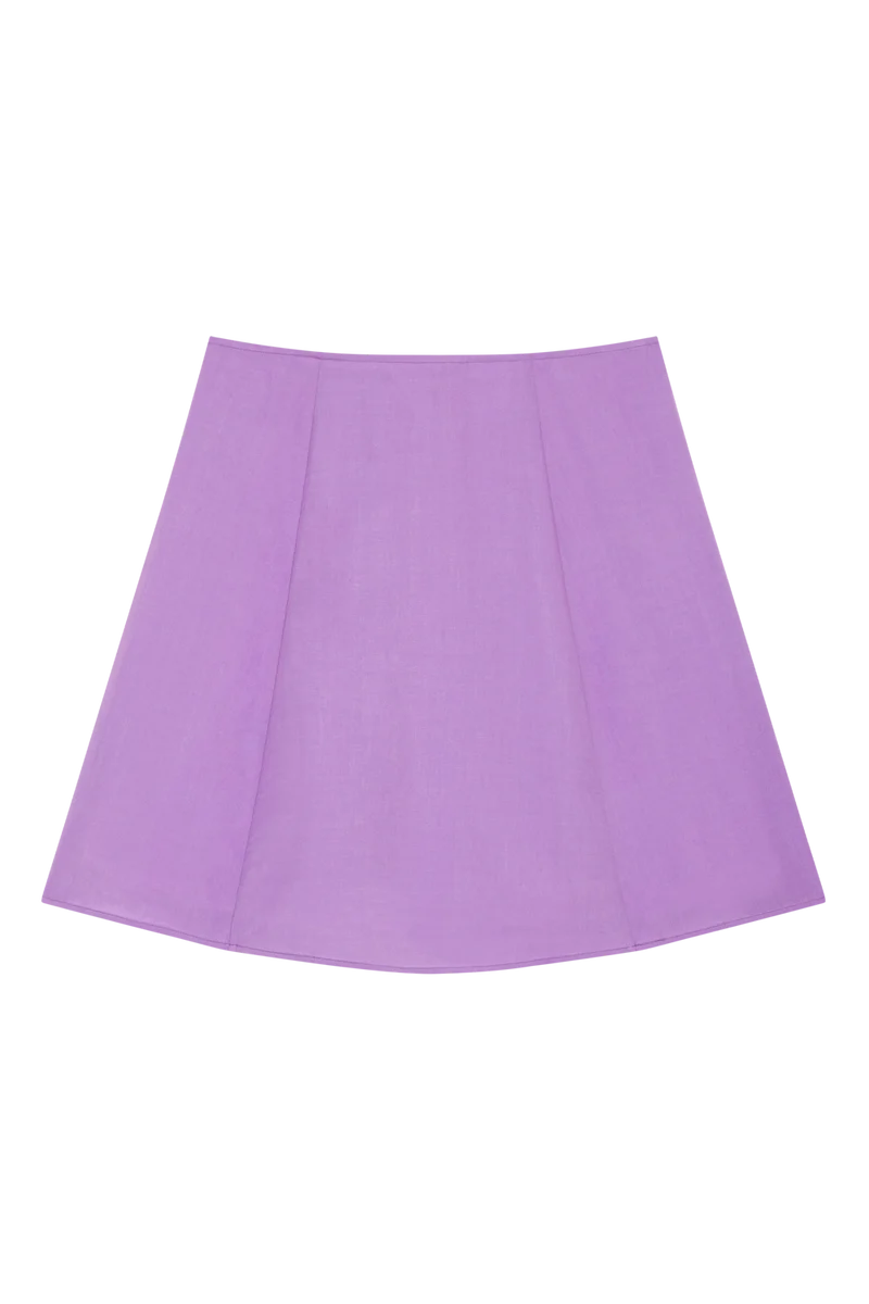 Mini Jupe Lilas en Lyocell