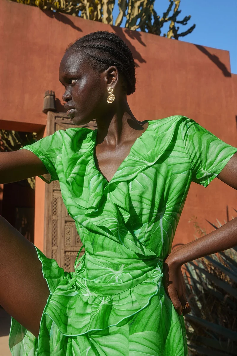 Robe Volage en soie L'Amazonie