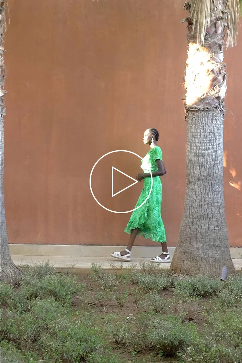Robe Volage en soie L'Amazonie