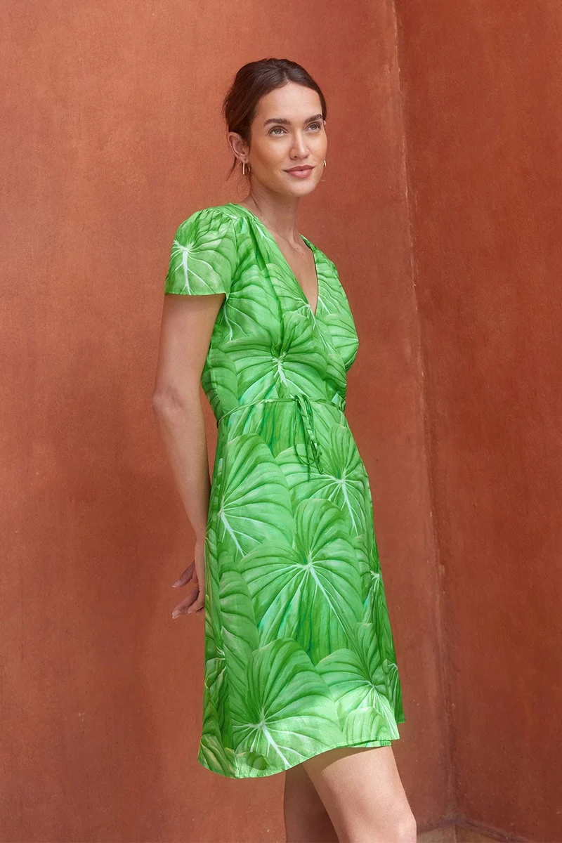 Robe Malicieuse en soie L'Amazonie