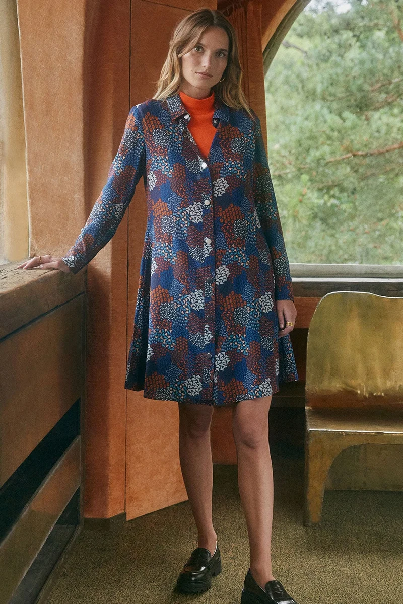 Robe Imprévisible en soie Zodiac