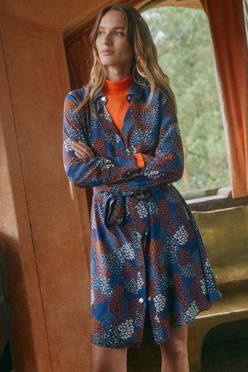Robe Imprévisible en soie Zodiac