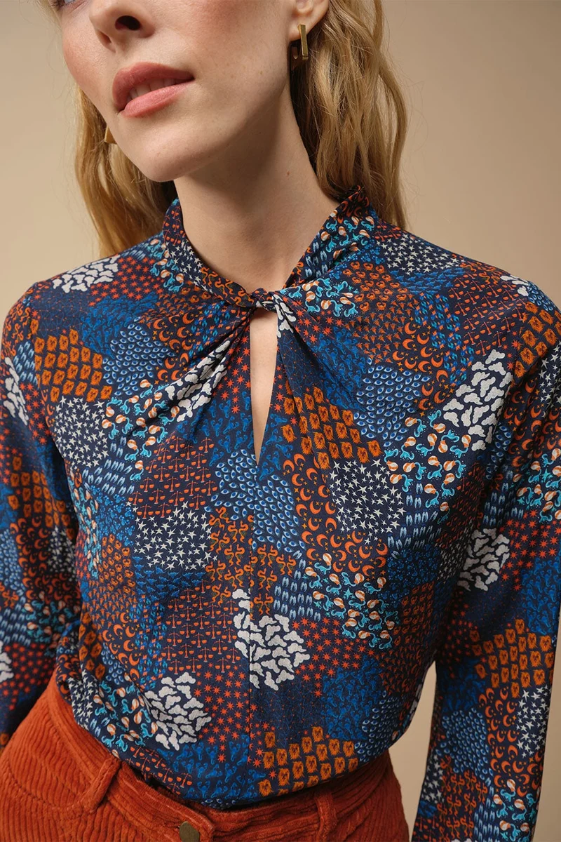 Blouse Olympe en soie Zodiac