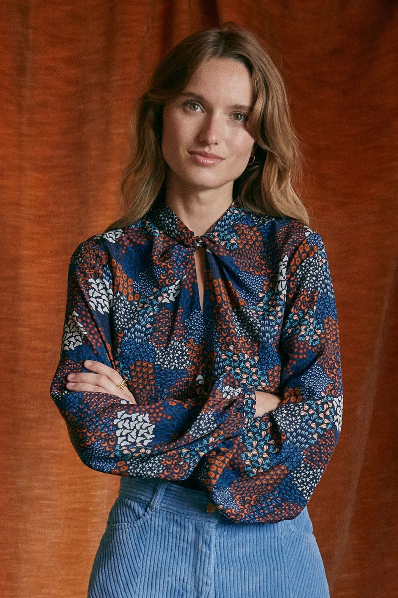 Blouse Olympe en soie Zodiac
