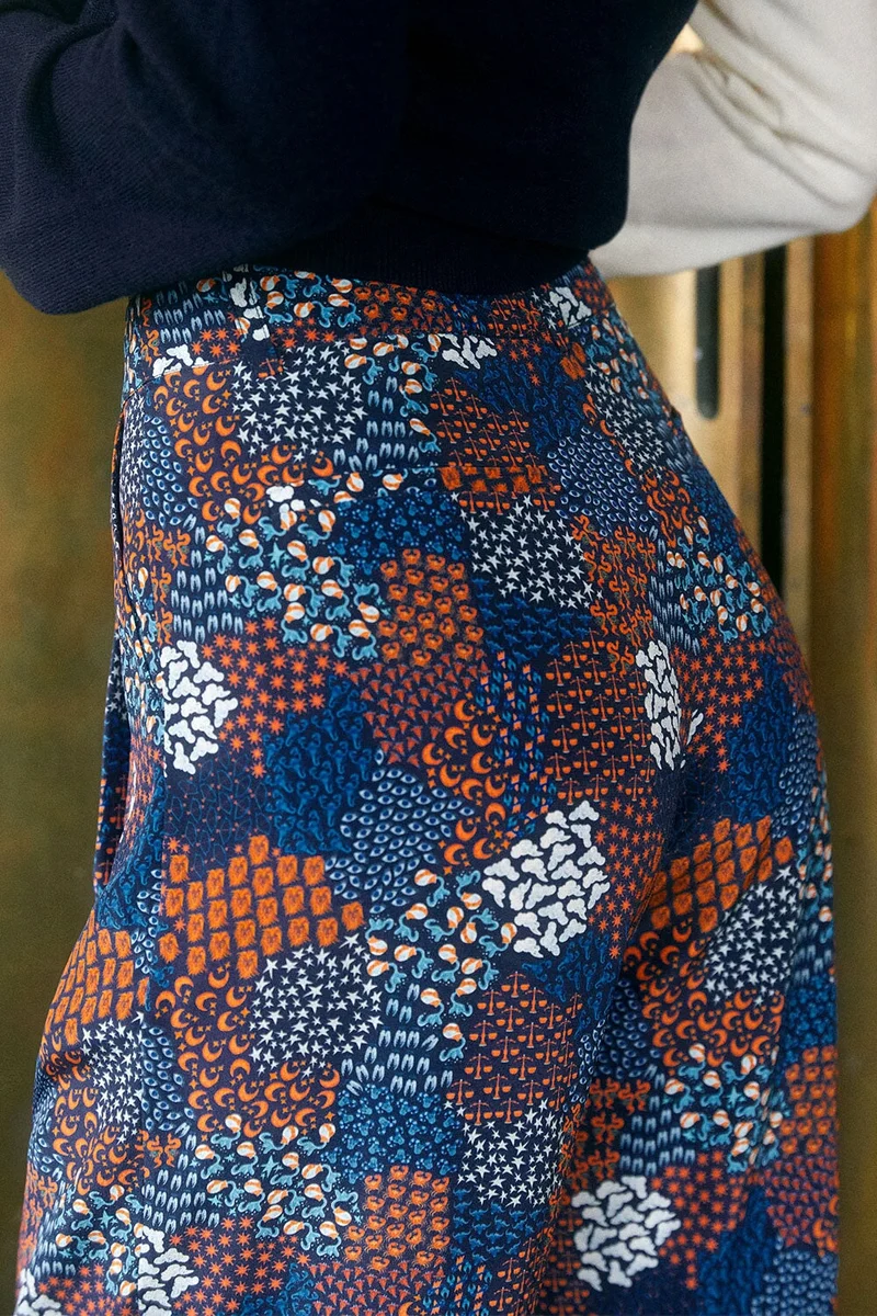 Pantalon Olympe en soie Zodiac