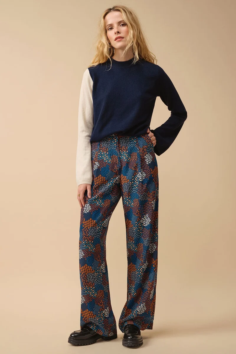 Pantalon Olympe en soie Zodiac