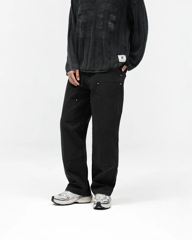Heaton Workwear Pant - Jet Black