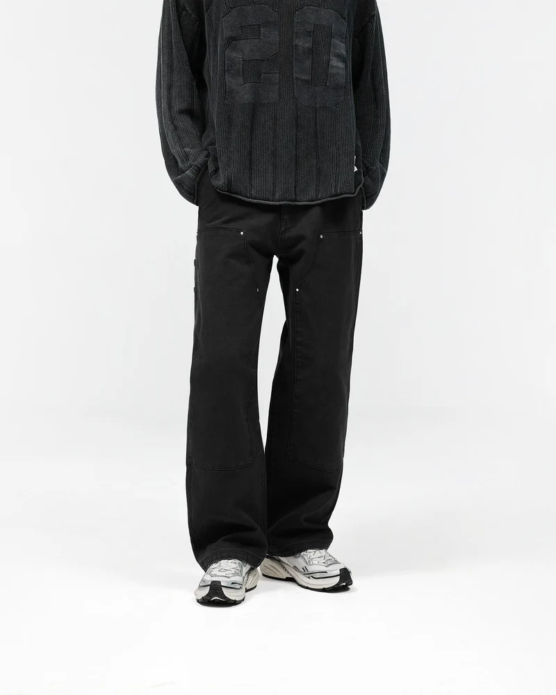 Heaton Workwear Pant - Jet Black