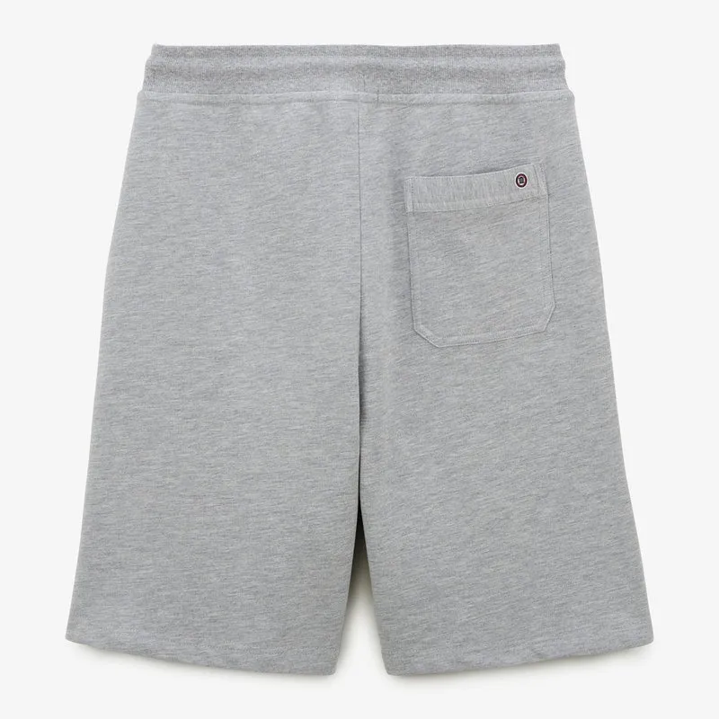 Short en molleton gris en coton