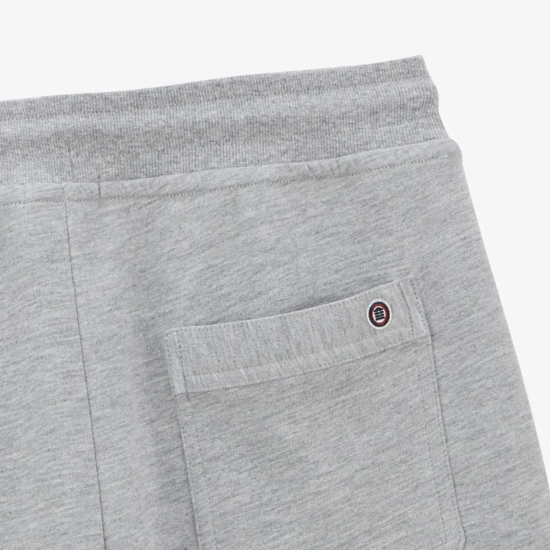 Short en molleton gris en coton