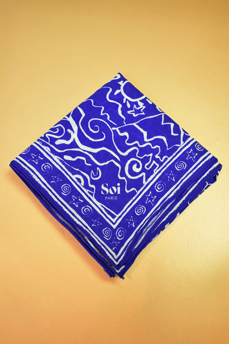 Foulard en coton Mykonos