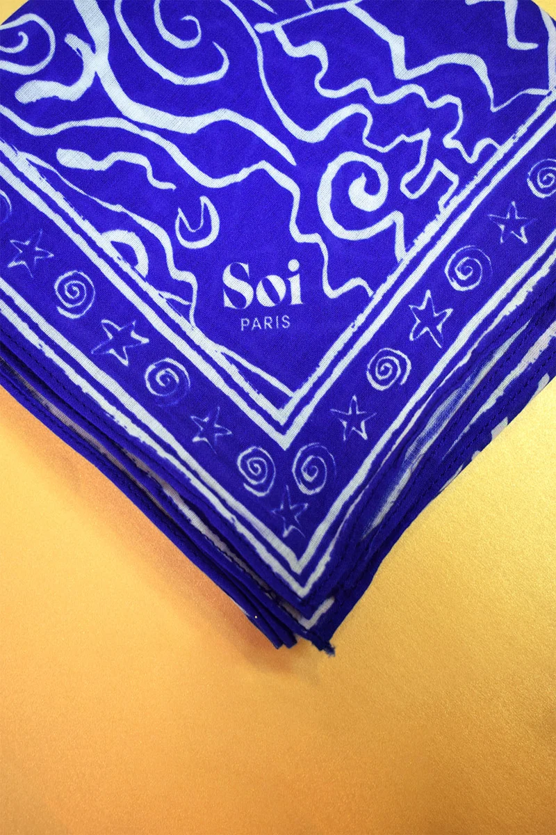 Foulard en coton Mykonos