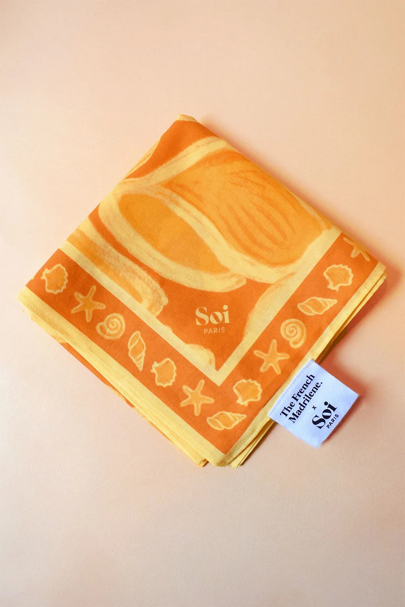 Foulard en coton Soi Paris x The French Madrilene
