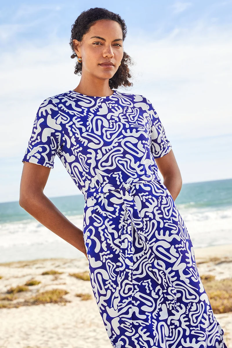 Robe Rivage Fusion Bleu