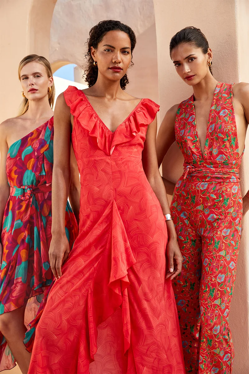 Robe Passion en soie Rivière Grenadine