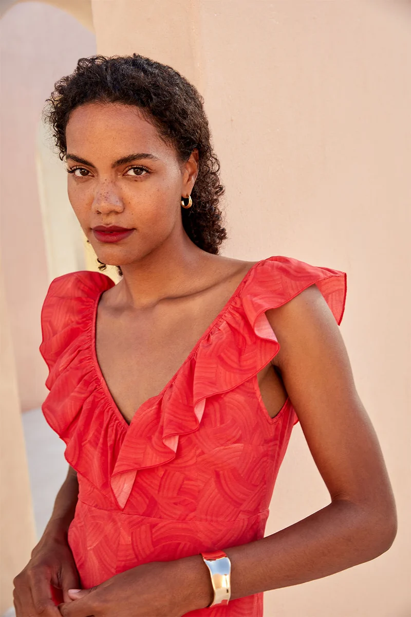Robe Passion en soie Rivière Grenadine
