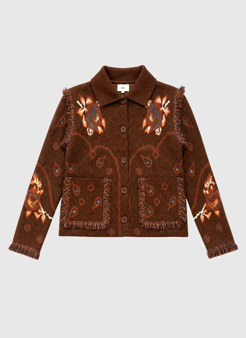 VESTE NESTY marron