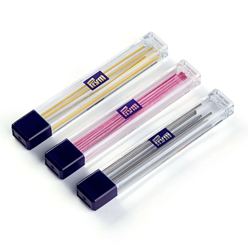 PRYM Recharges pour crayon de marquage pour tissu 0.9 mm | 3 couleurs