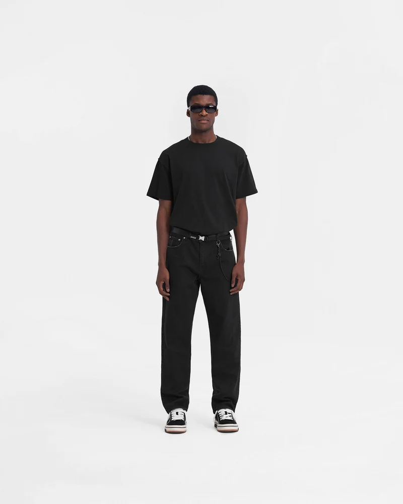 R2 Straight Leg Denim - Black
