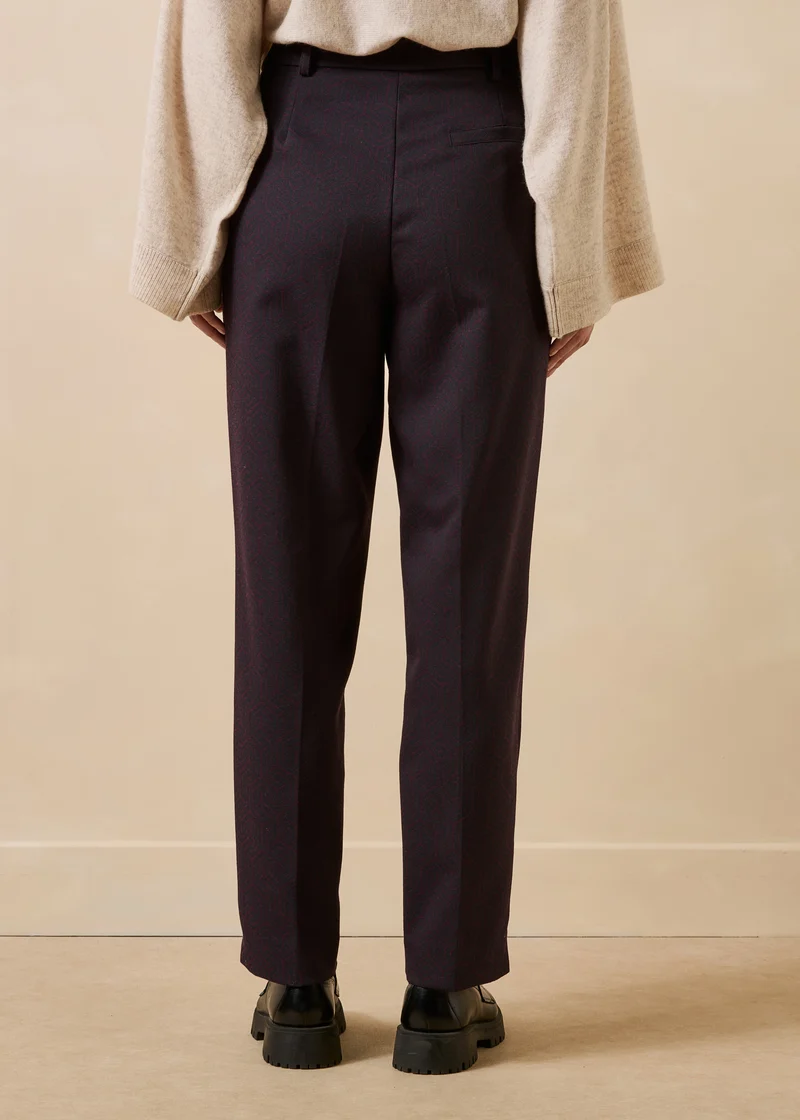 Pantalon aubergine et bleu marine - Billy