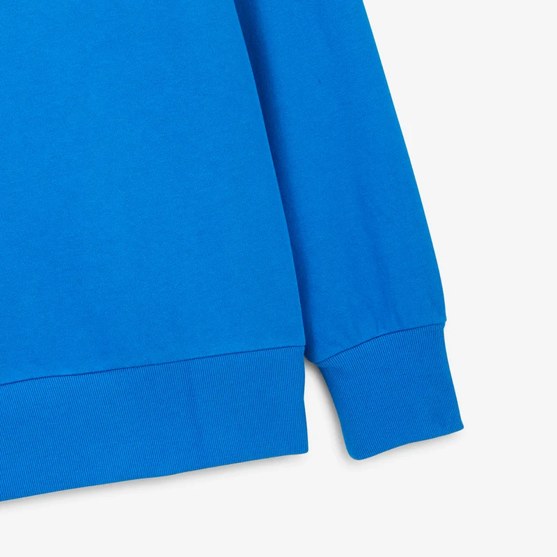 Sweat col rond imprimé bleu Ski & Raclette SBPLAY