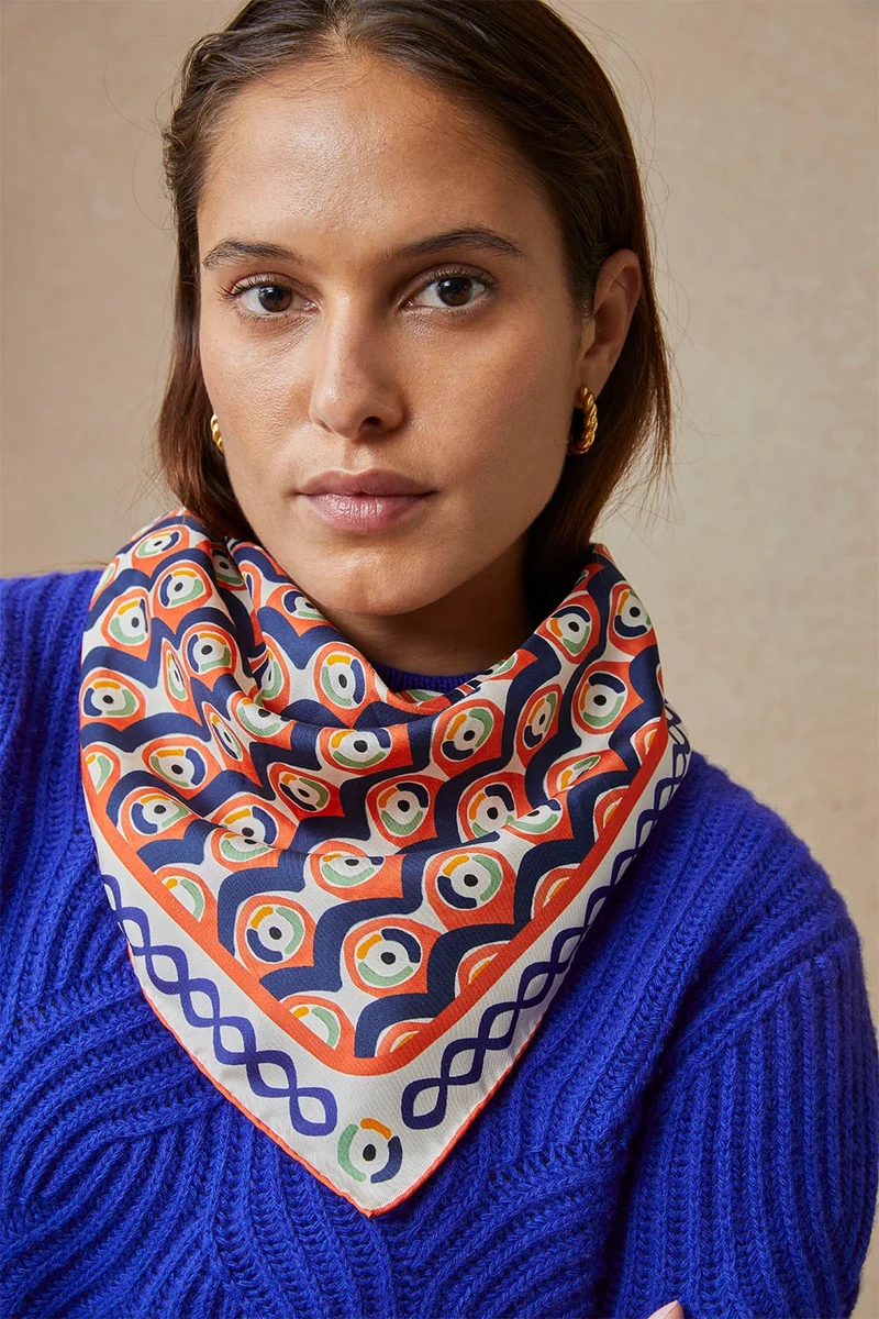 Foulard en soie Prunelle