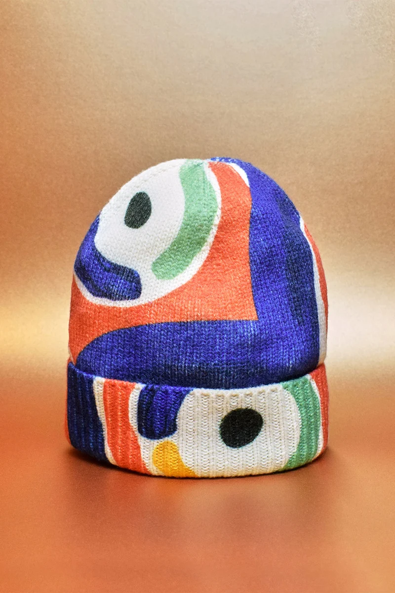 Bonnet en laine Prunelle