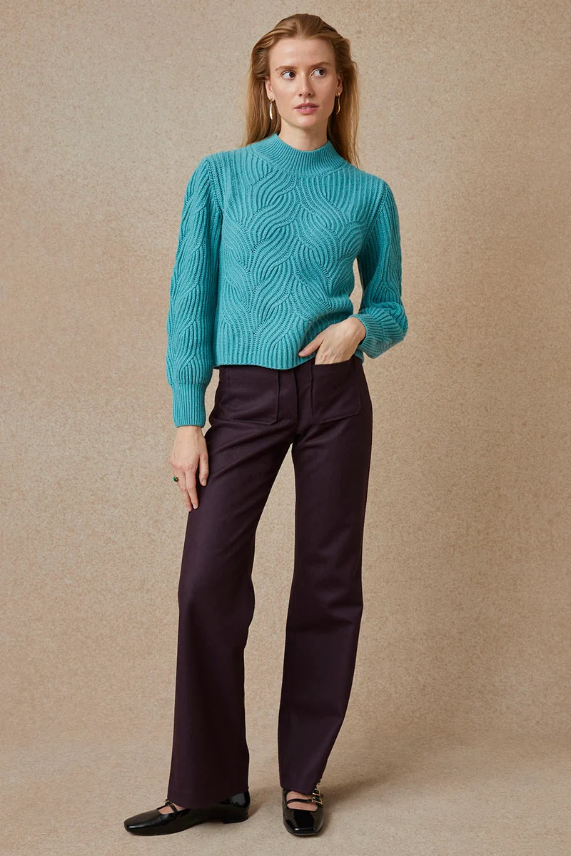 Pantalon Enchanteur Aubergine
