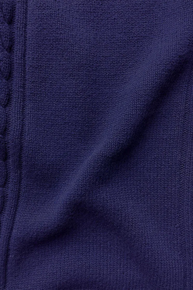 Pull sans manches Bleu profond