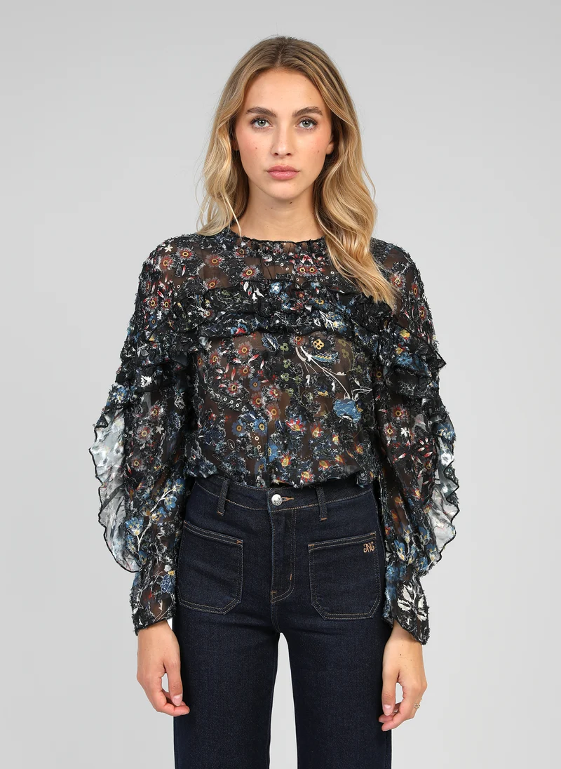 BLOUSE SOELINA folina noir