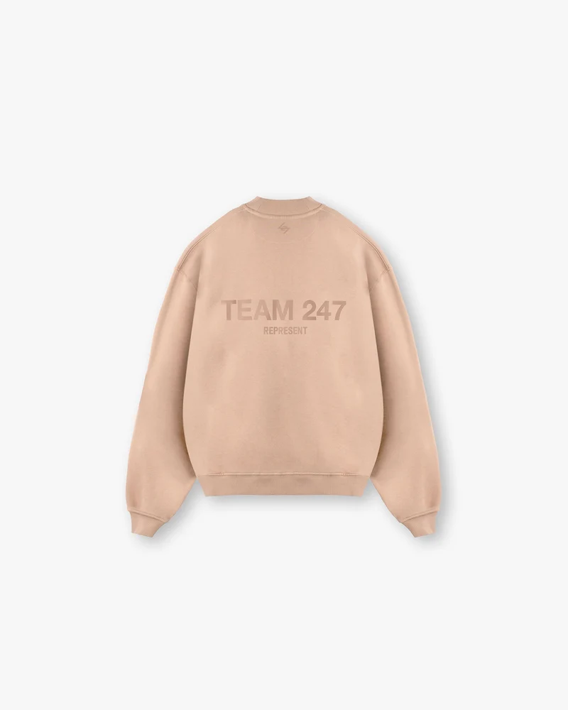 Team 247 Oversized Crew - Clay