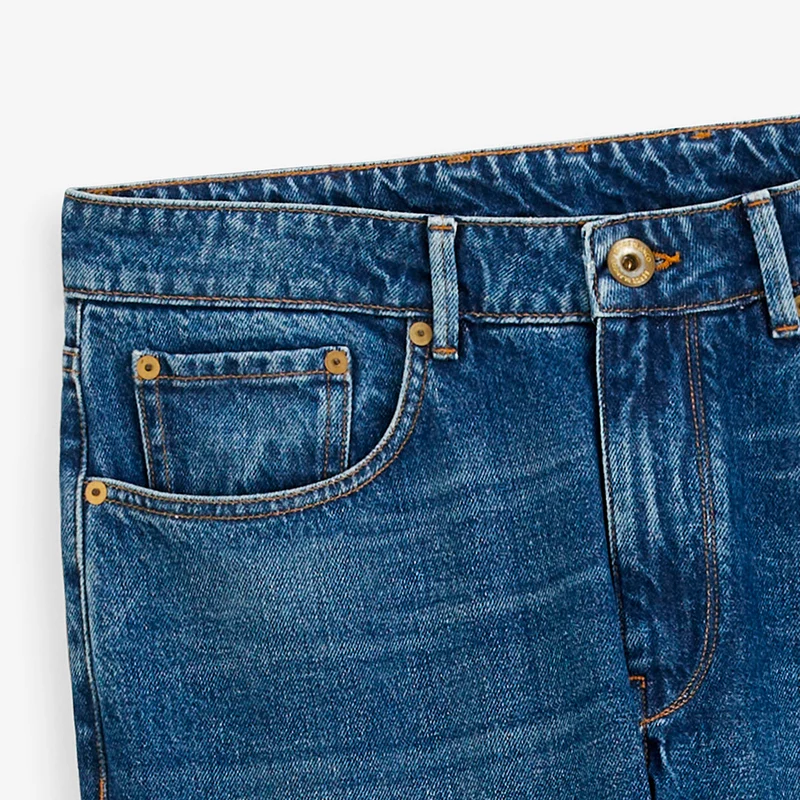 Jean tapered coton bleu moyen délavé 331 SBPLAY