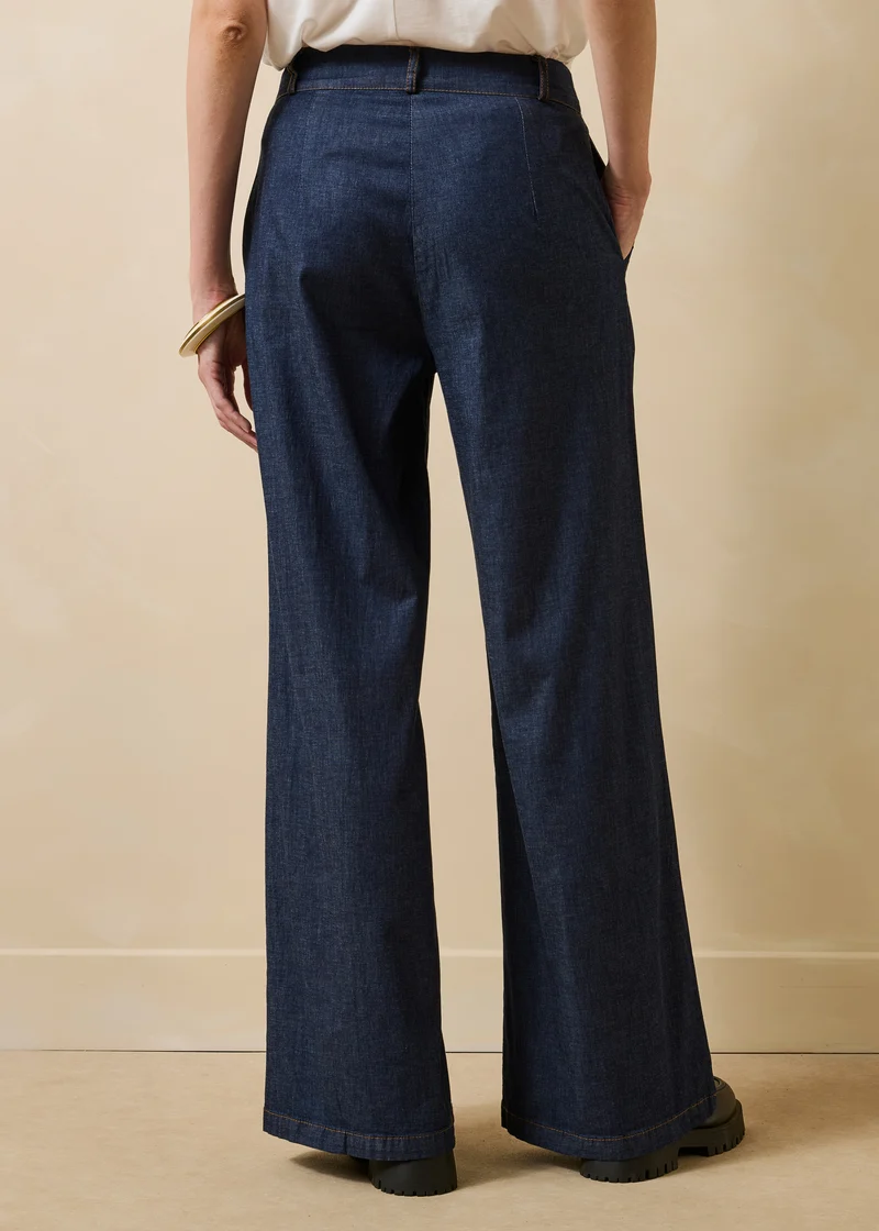 Pantalon bleu brut - Dallal
