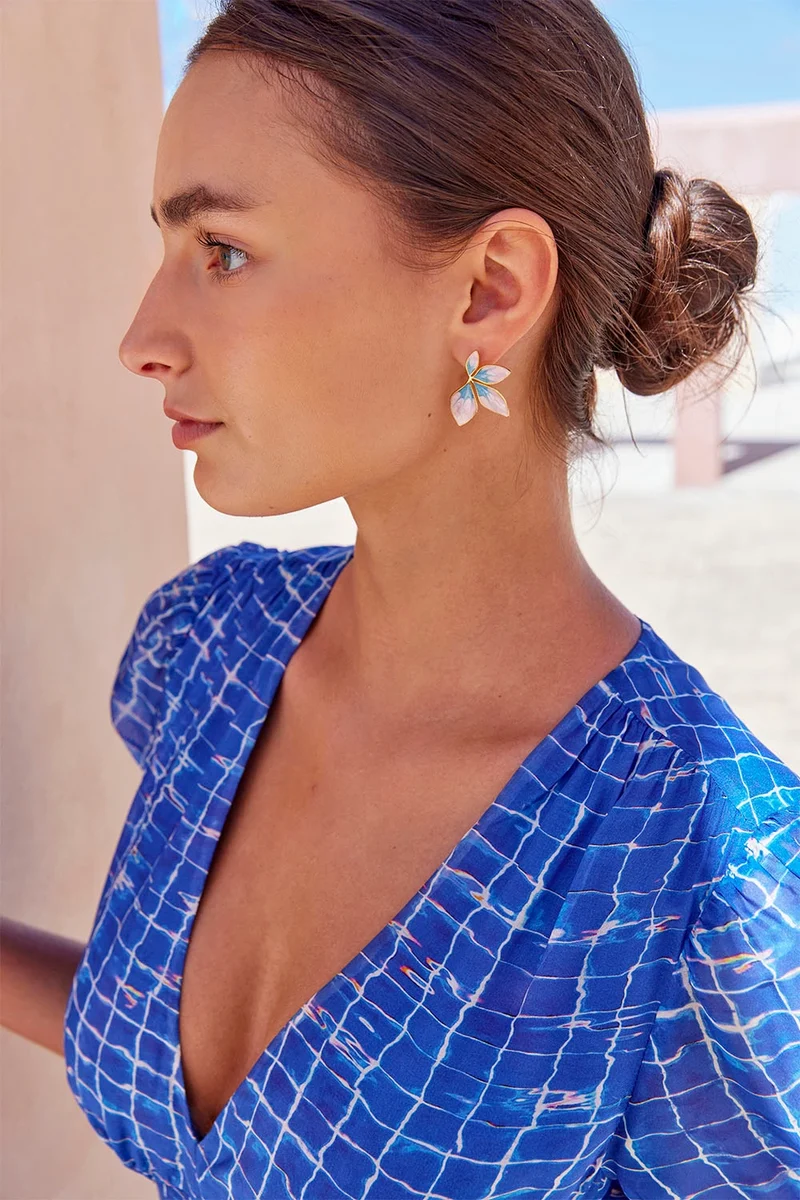 Boucles d'oreilles Flora