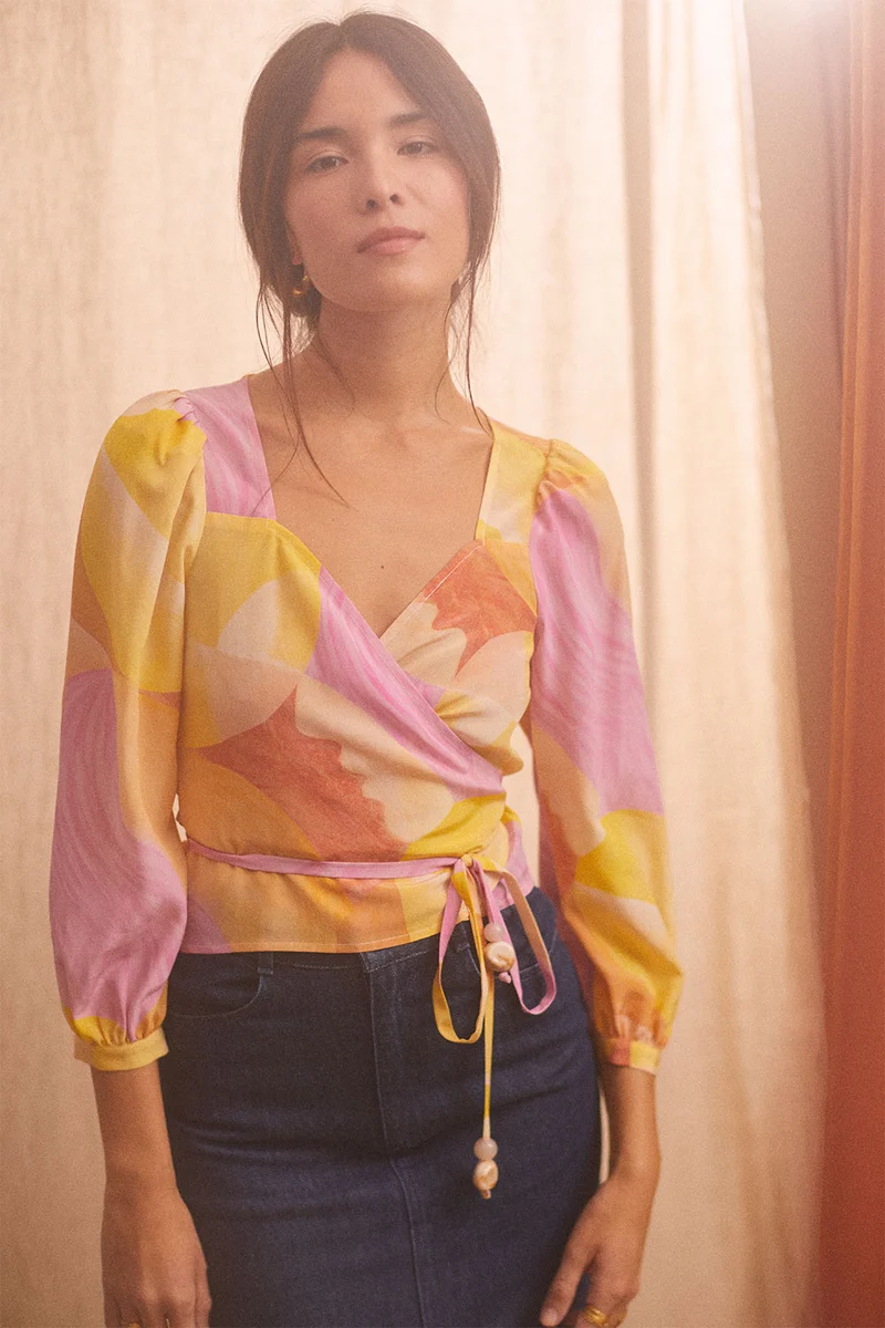 Blouse Aline en soie Soi x Zahra Holm
