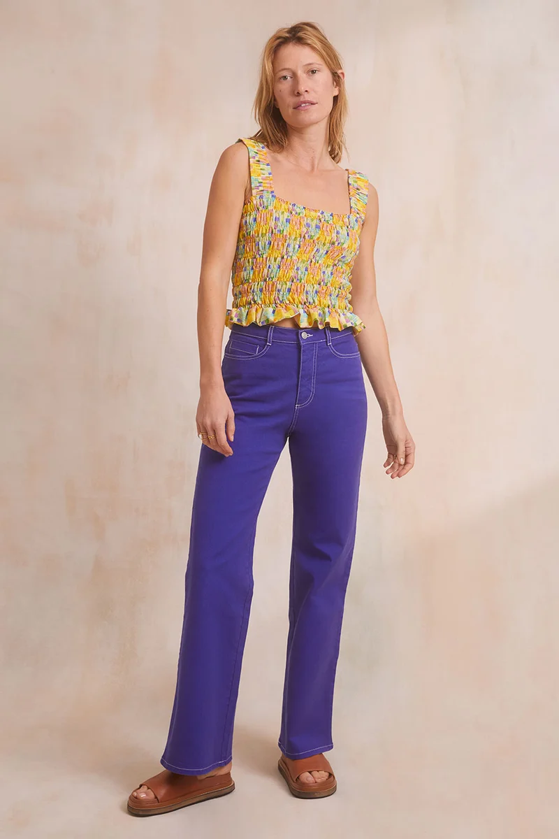Pantalon Idéaliste Violet Royal