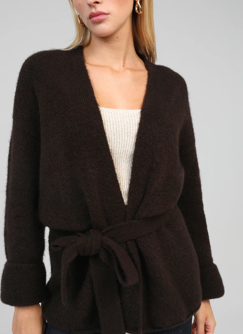 GILET LOUNA chocolat